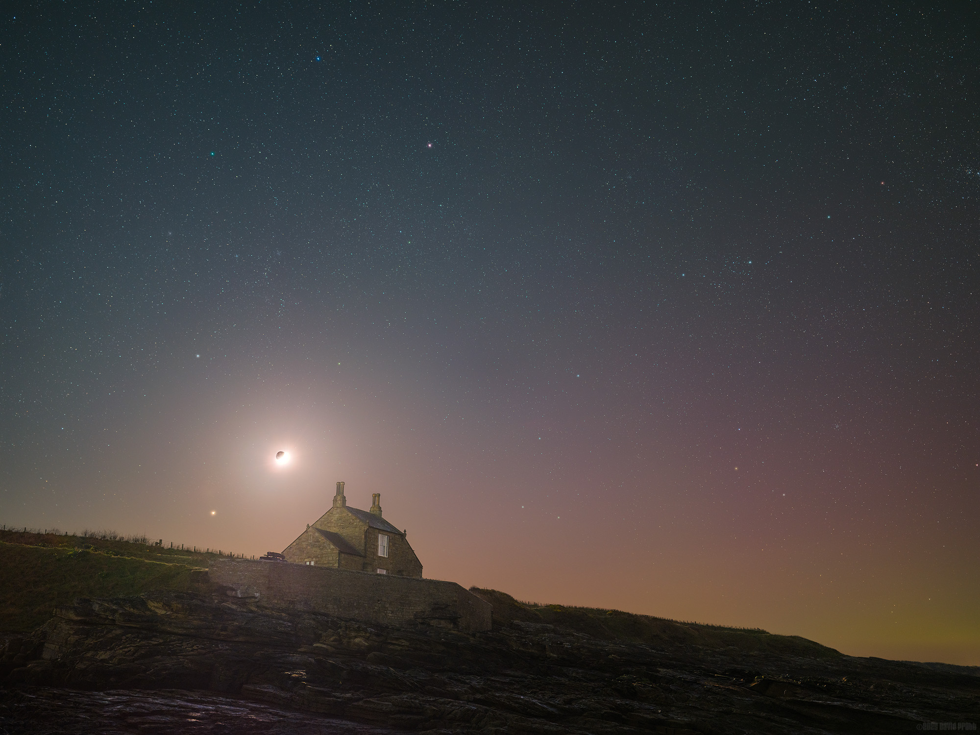 Jupiter and The Moon