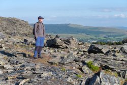 Ian At Cwmorthin Quarry
